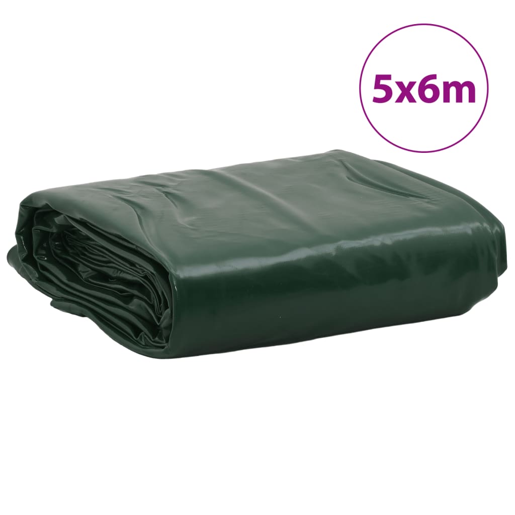 Lona 5x6 m 650 g/m² verde