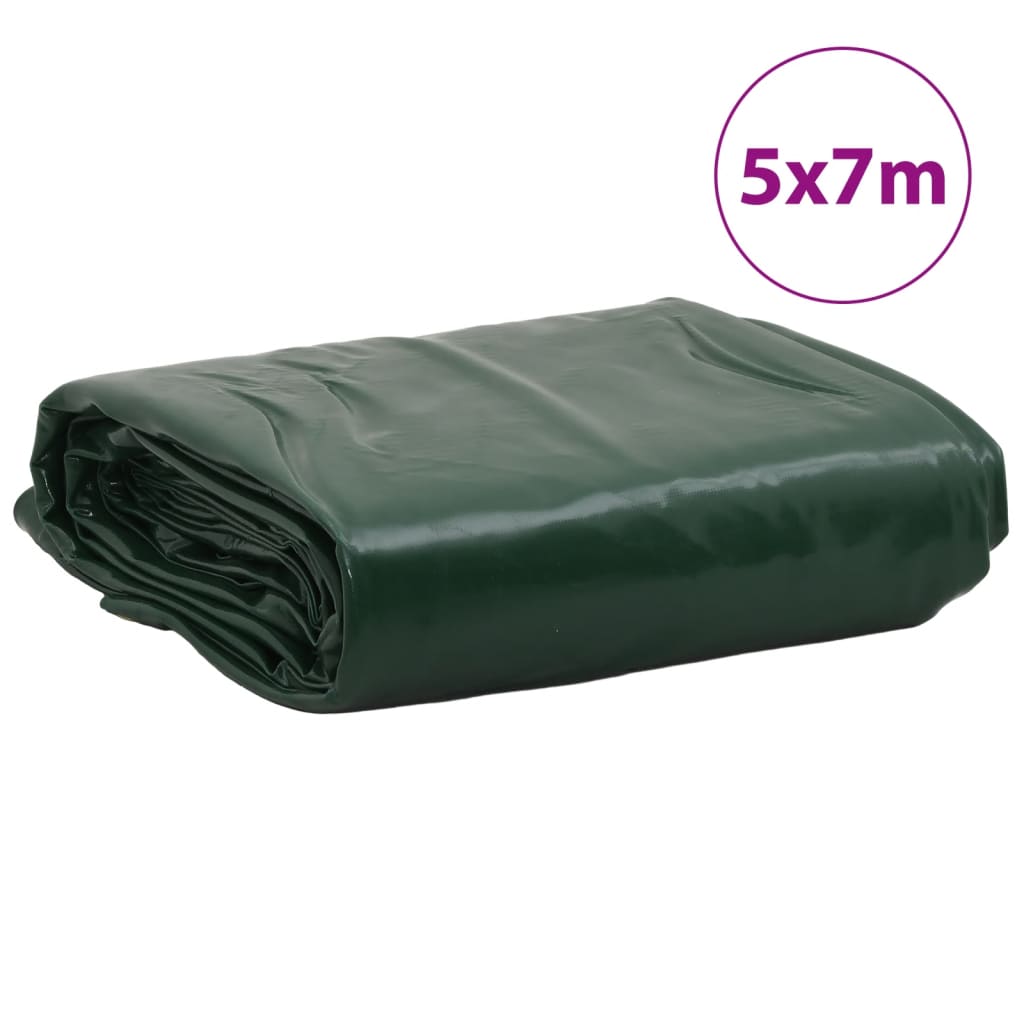 Lona 5x7 m 650 g/m² verde