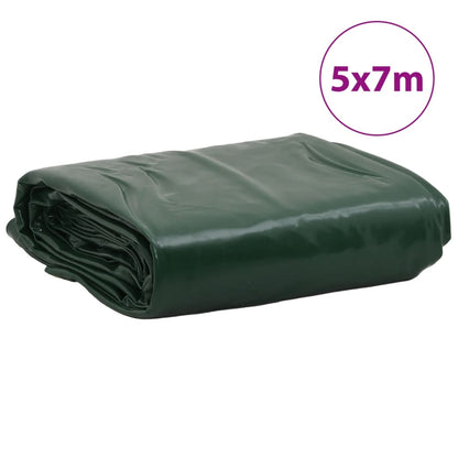 Lona 5x7 m 650 g/m² verde