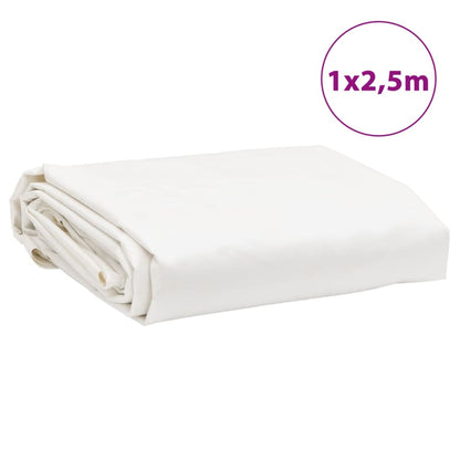 Lona 1x2,5 m 650 g/m² branco