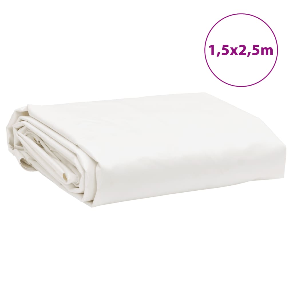 Lona 1,5x2,5 m 650 g/m² branco