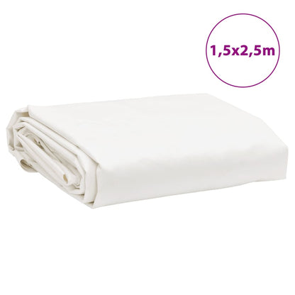 Lona 1,5x2,5 m 650 g/m² branco