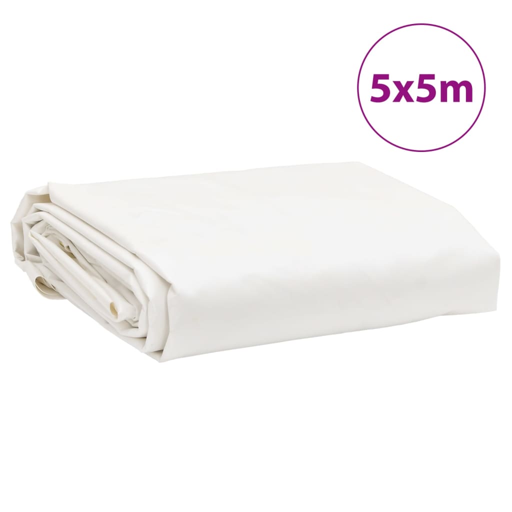 Lona 5x5 m 650 g/m² branco