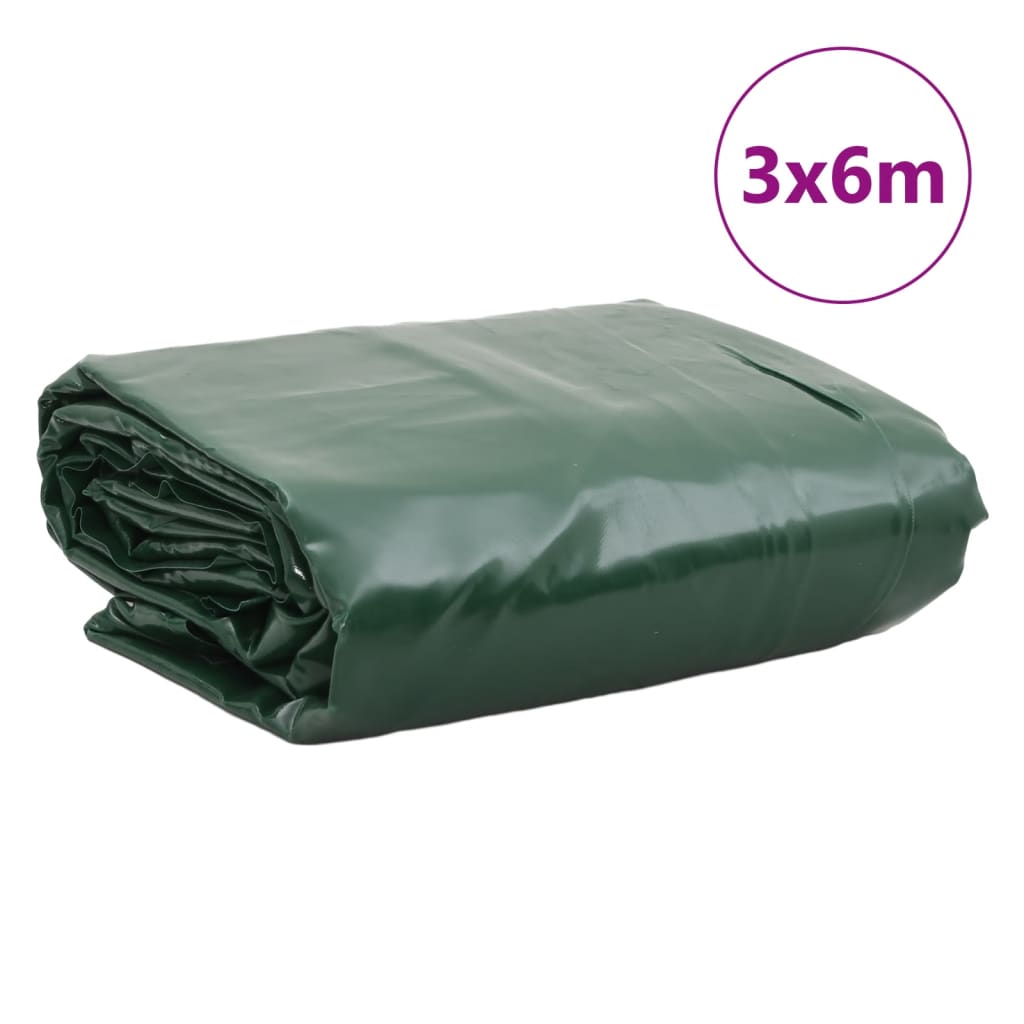 Lona 3x6 m 650 g/m² verde