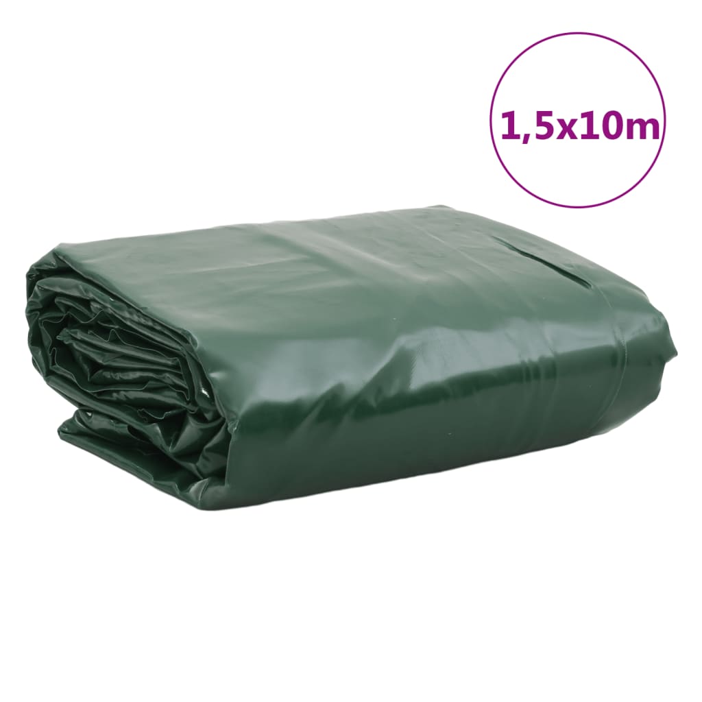 Lona 1,5x10 m 650 g/m² verde