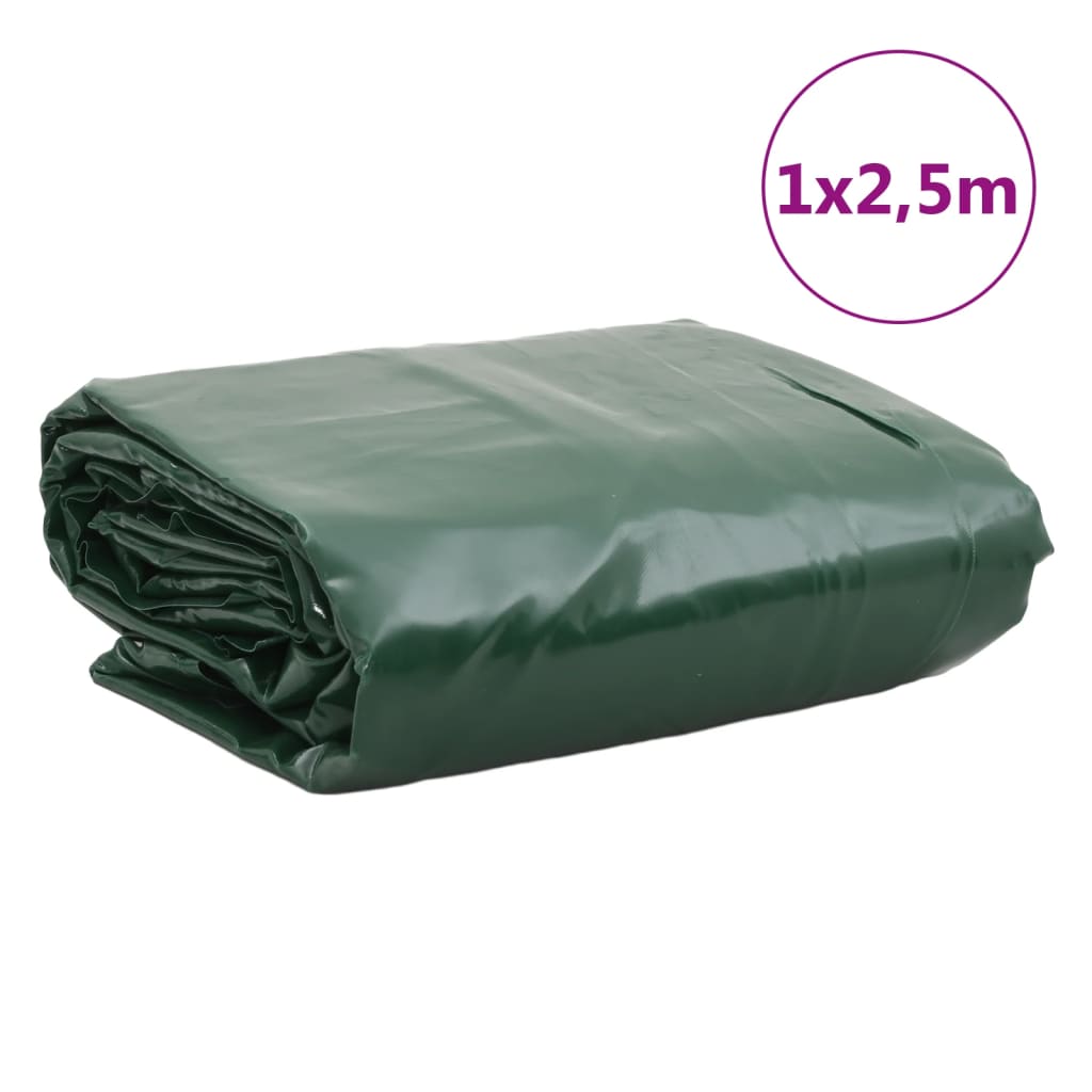 Lona 1x2,5 m 650 g/m² verde