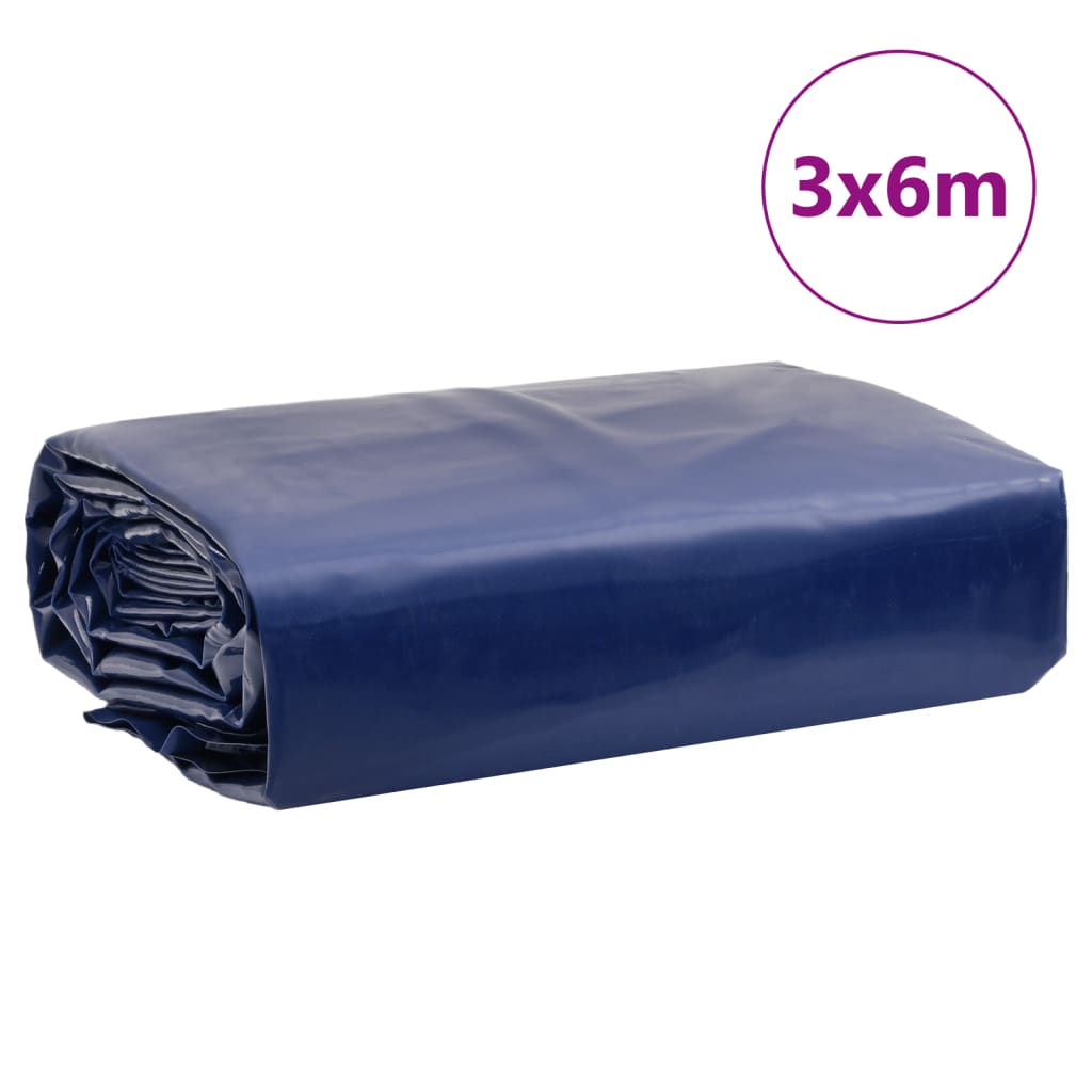 Lona 3x6 m 650 g/m² azul