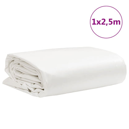 Lona 1x2,5 m 650 g/m² branco