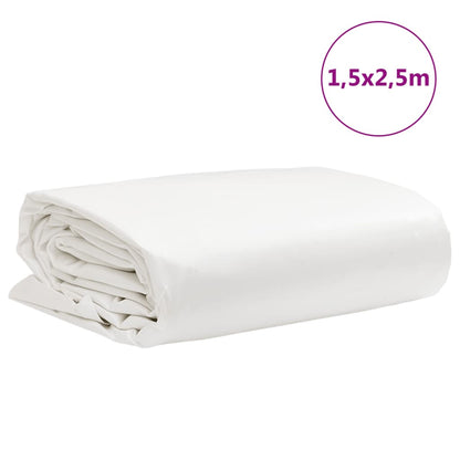 Lona 1,5x2,5 m 650 g/m² branco