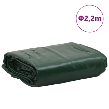 Lona Ø 2,2 m 650 g/m² verde