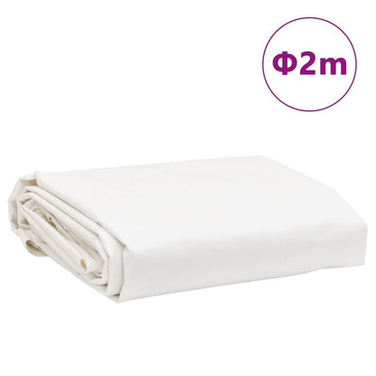 Lona Ø 2 m 650 g/m² branco