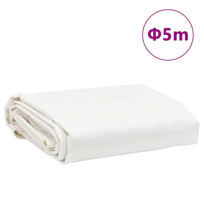 Lona Ø 5 m 650 g/m² branco