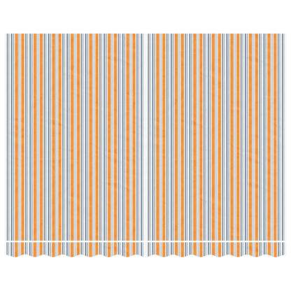 Tecido de substituição para toldo 3,5x2,5 m riscas multicor