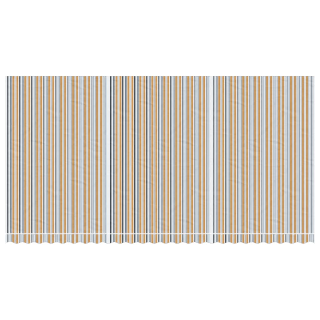 Tecido de substituição para toldo 6x3 m riscas multicor