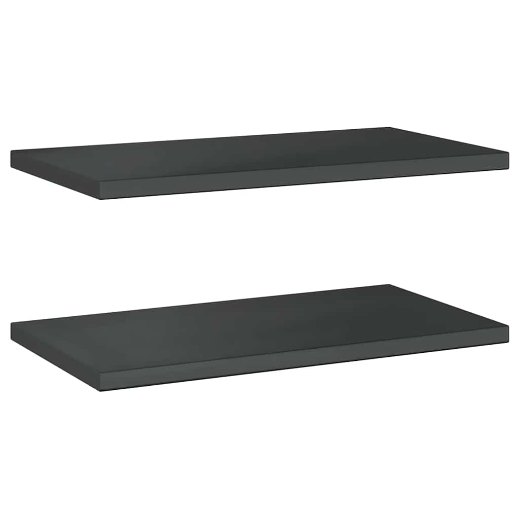 Prateleiras de parede 2 pcs 75x40x3 cm aço inoxidável prateado