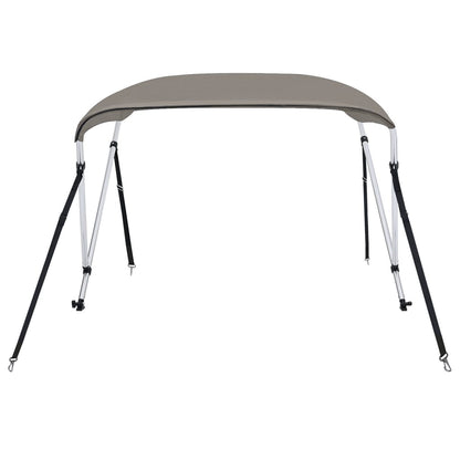 Toldo de 2 arcos Bimini 148,5x133x104 cm cinzento