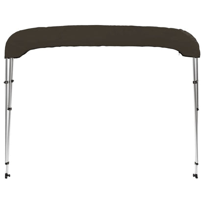 Toldo de 3 arcos Bimini 182x184x136 cm preto