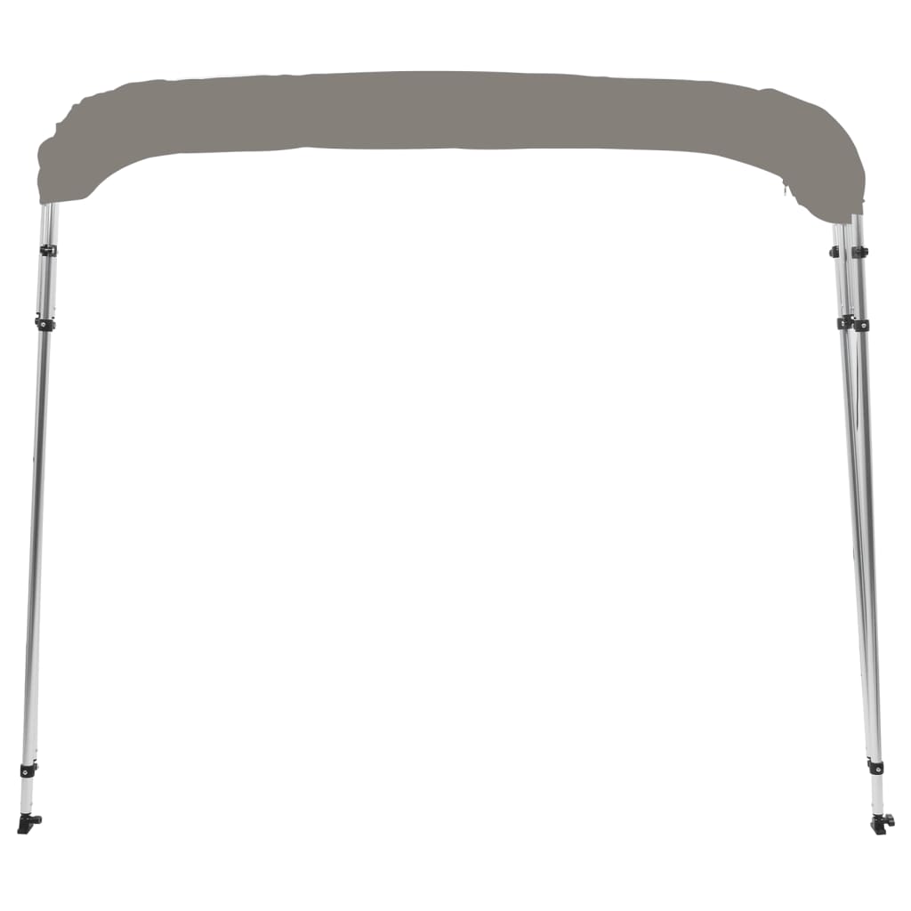 Toldo de 4 arcos Bimini 239x184x131 cm cinzento