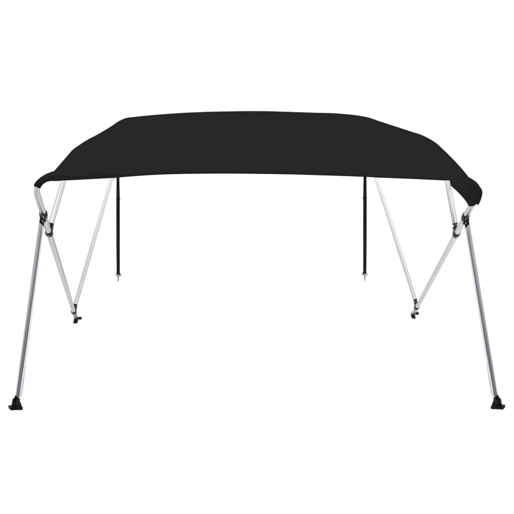 Toldo de 4 arcos Bimini 239x184x131 cm preto