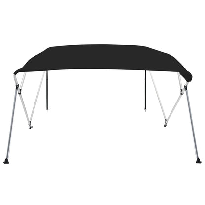 Toldo de 4 arcos Bimini 236x228x127 cm preto