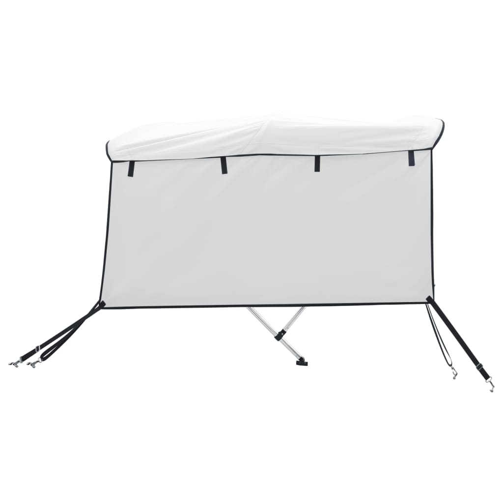 Toldo de 3 arcos Bimini c/ paredes laterais 183x(170-182)x137cm