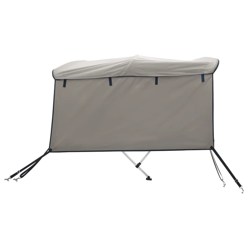 Toldo de 3 arcos Bimini c/ paredes laterais 183x(185-198)x137cm