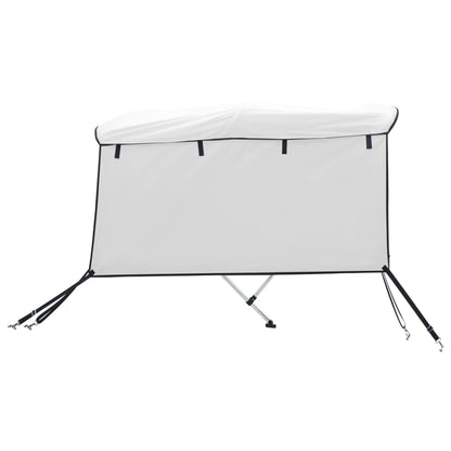 Toldo de 4 arcos Bimini c/ paredes laterais 243x(185-198)x137cm