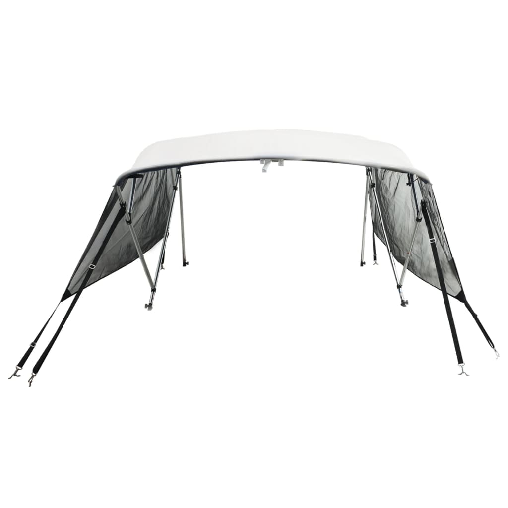 Toldo 3 arcos Bimini paredes malha laterais 183x(154-167)x137cm