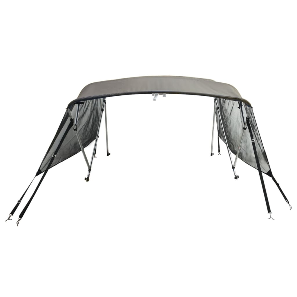 Toldo 3 arcos Bimini paredes malha laterais 183x(154-167)x137cm