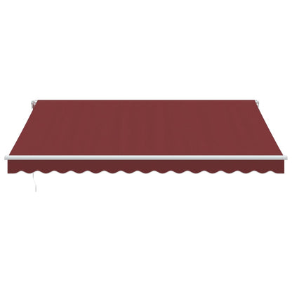 Toldo retrátil automático 400x350 cm bordô