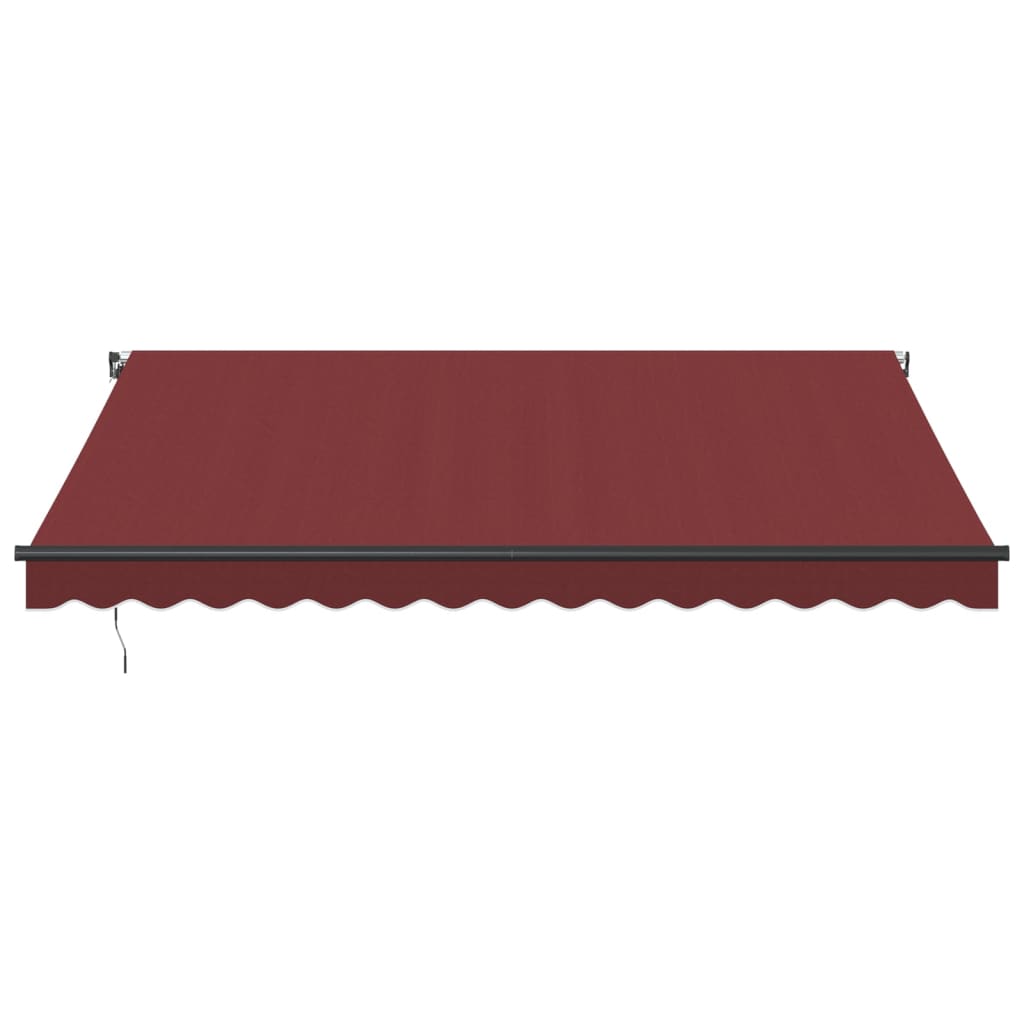 Toldo retrátil manual 400x350 cm bordô