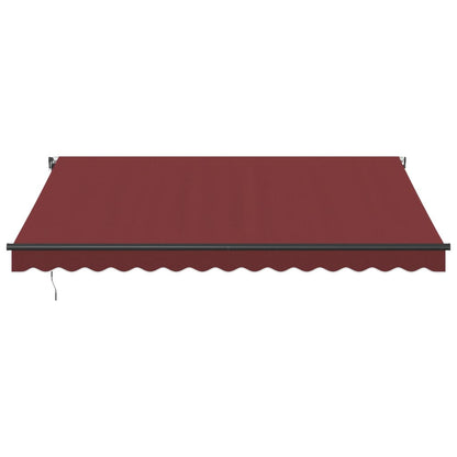 Toldo retrátil automático 400x350 cm bordô