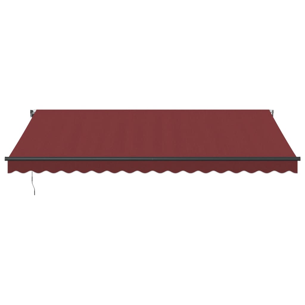 Toldo retrátil automático 450x350 cm bordô