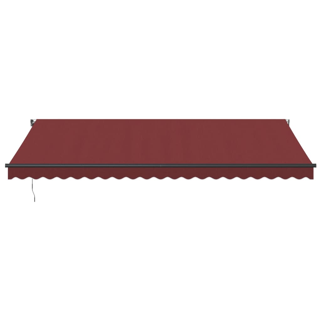 Toldo retrátil automático 500x350 cm bordô