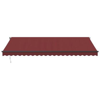 Toldo retrátil automático 500x350 cm bordô