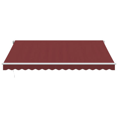 Toldo retrátil automático 400x300 cm bordô