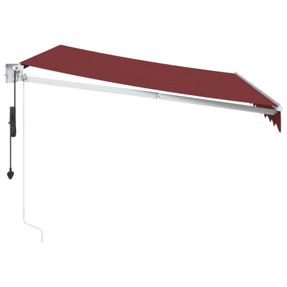 Toldo retrátil automático 300x250 cm bordô