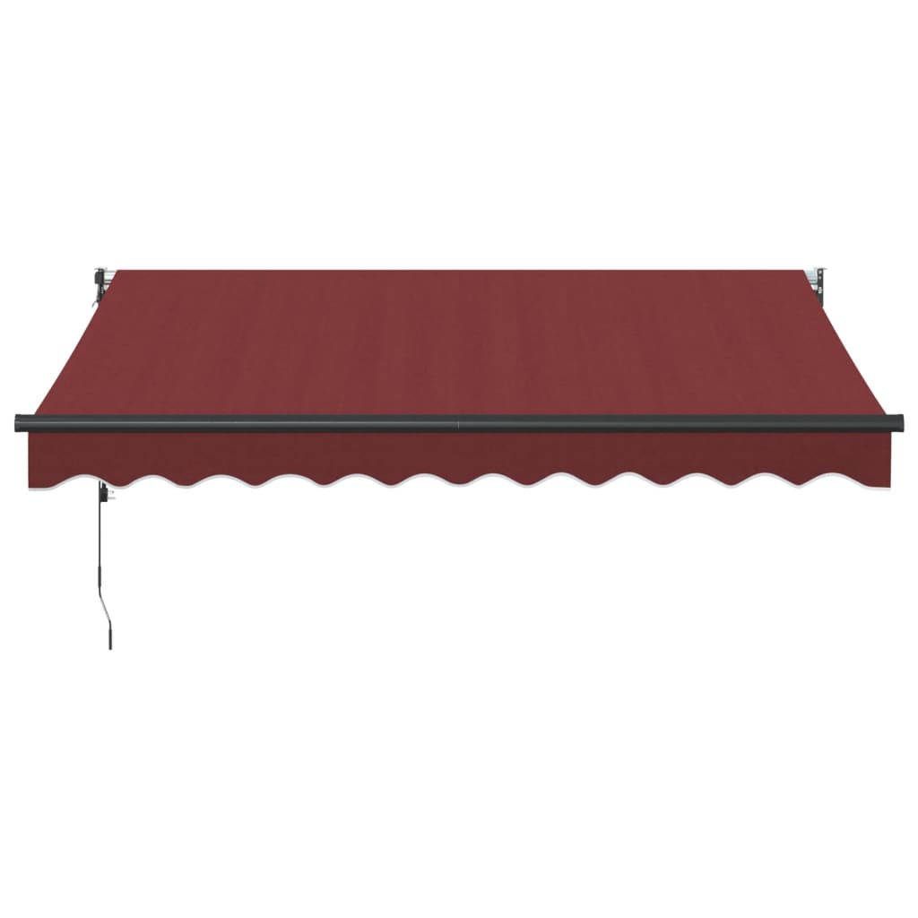 Toldo retrátil automático 300x250 cm bordô