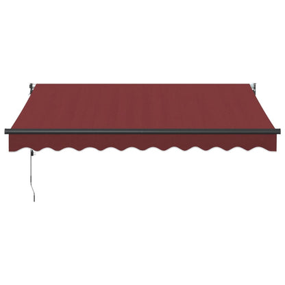 Toldo retrátil automático 300x250 cm bordô