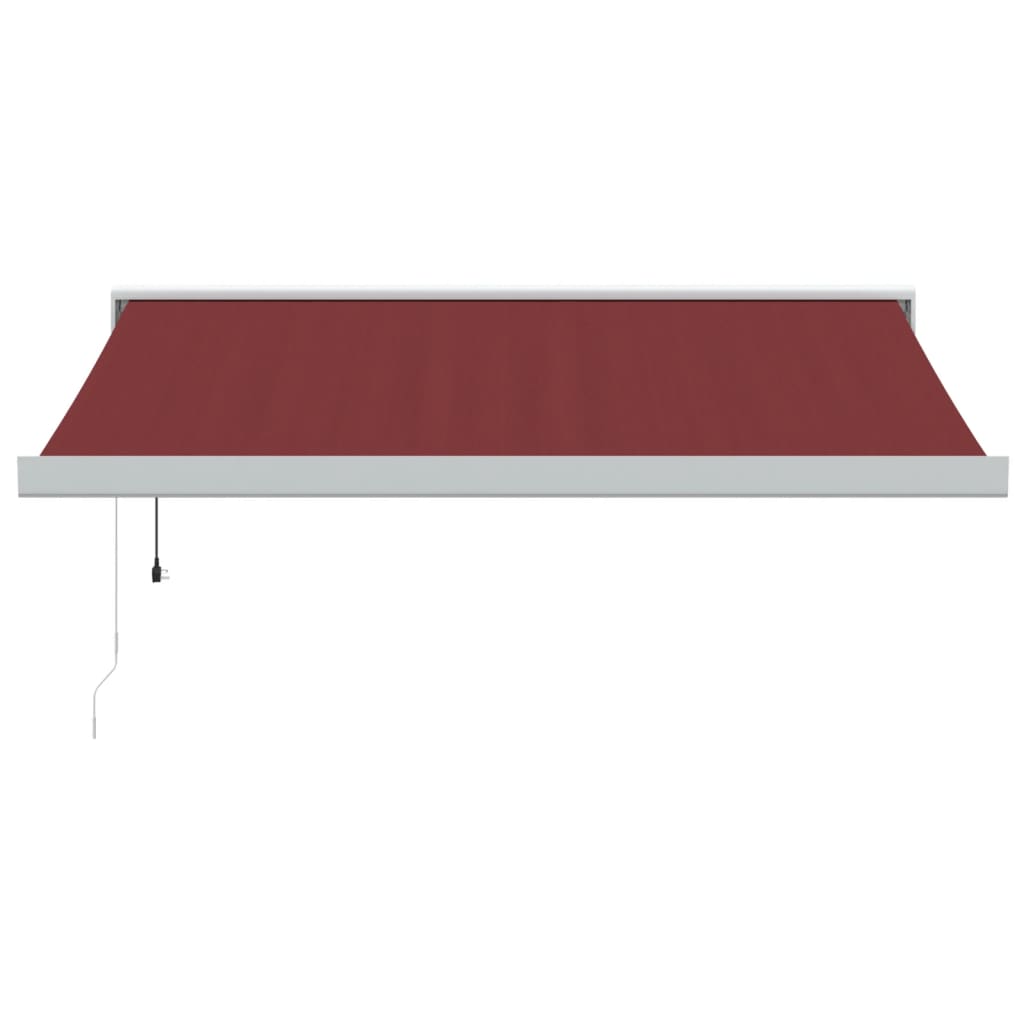 Toldo retrátil automático 300x250 cm bordô