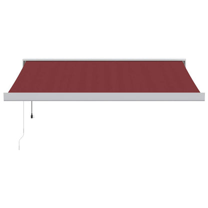 Toldo retrátil automático 350x250 cm bordô