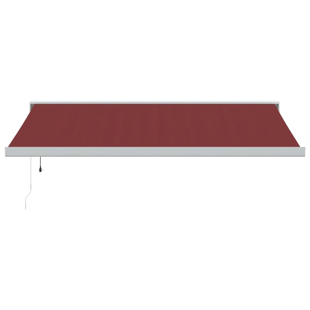 Toldo retrátil automático 450x300 cm bordô