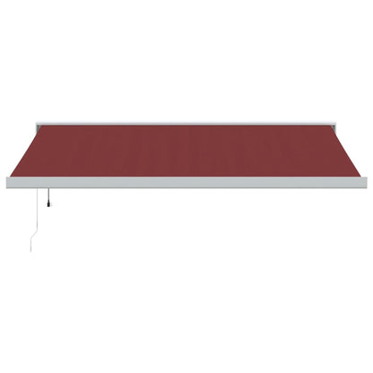 Toldo retrátil automático 450x300 cm bordô