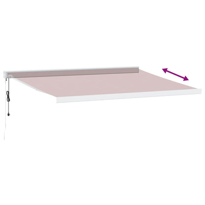 Toldo retrátil automático 450x300 cm bordô