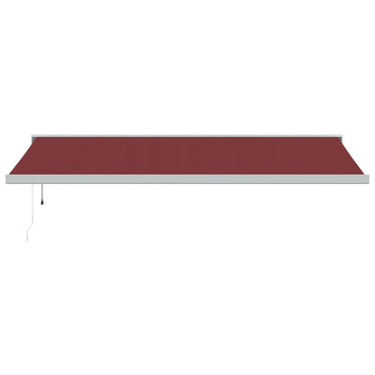 Toldo retrátil automático 500x300 cm bordô