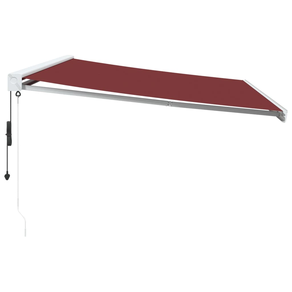 Toldo retrátil automático 500x300 cm bordô