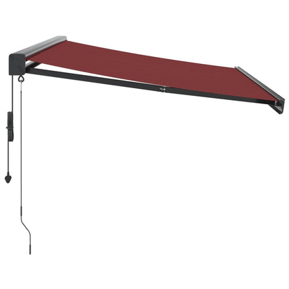 Toldo retrátil automático 300x250 cm bordô