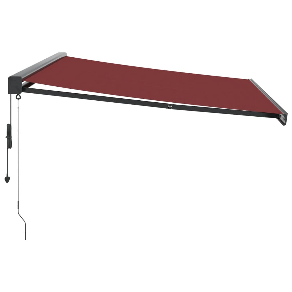 Toldo retrátil automático 400x300 cm bordô