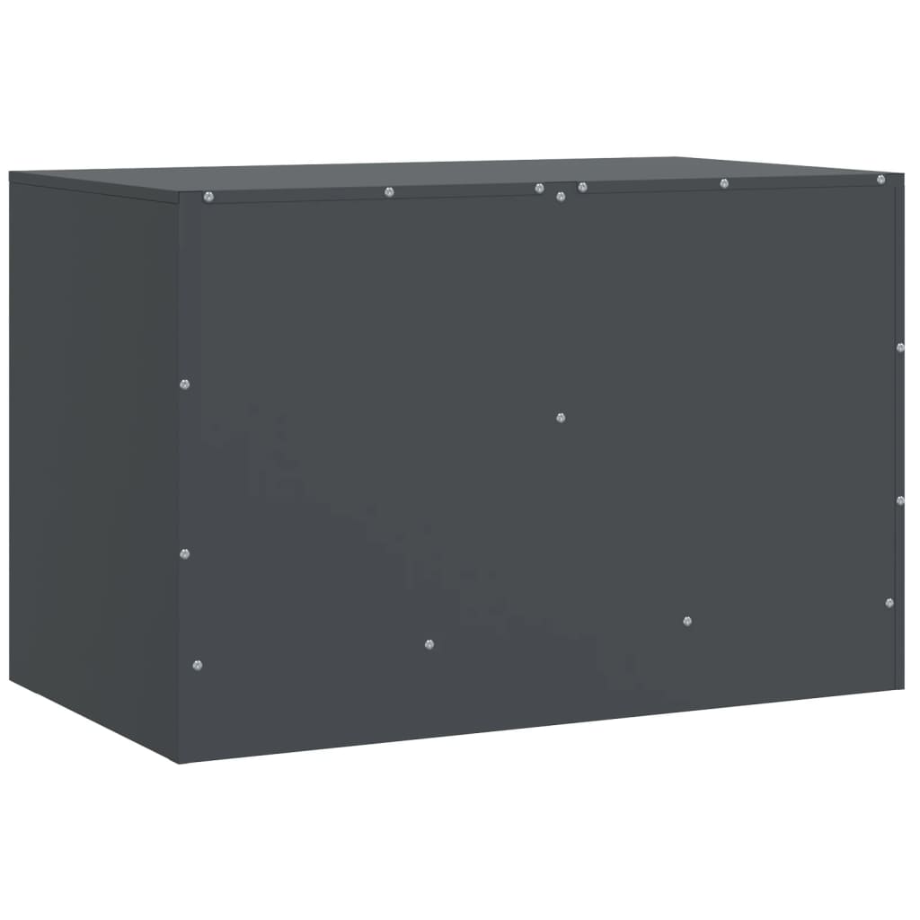 Móveis de TV 2 pcs 67x39x44 cm aço antracite