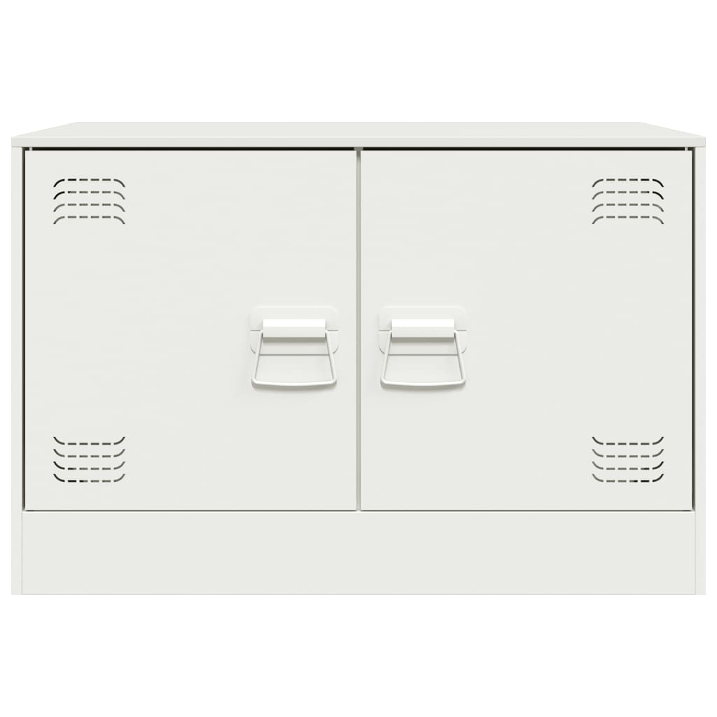 Móvel de TV 67x39x44 cm aço branco